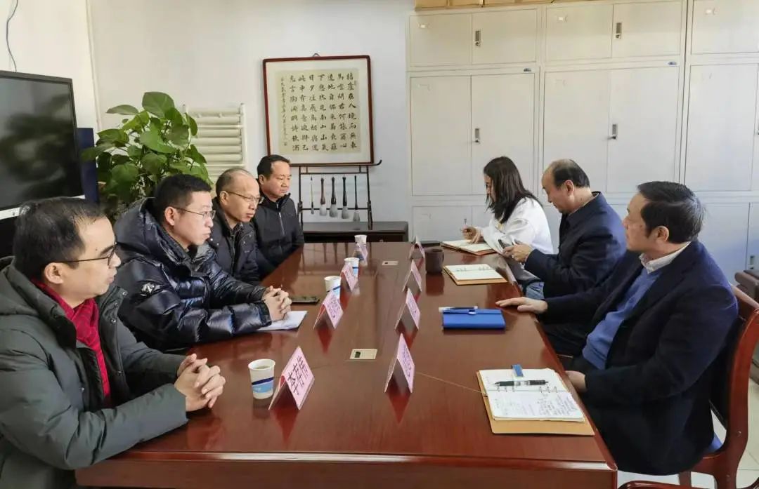 中国宣纸股份有限公司党委书记、董事长赵胡鲲一行到访中国文房四宝协会